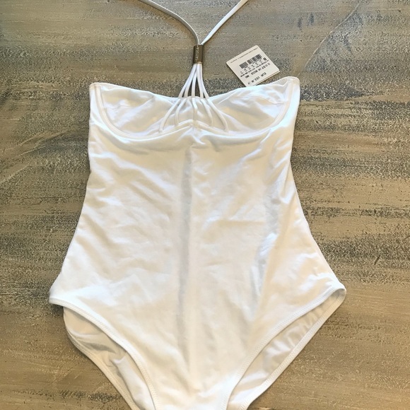 La Perla white bathing suit size 8